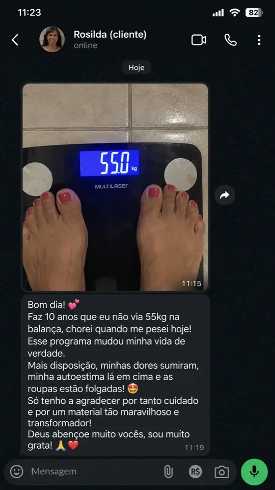 Depoimento de Rosilda sobre sua experiência com o programa